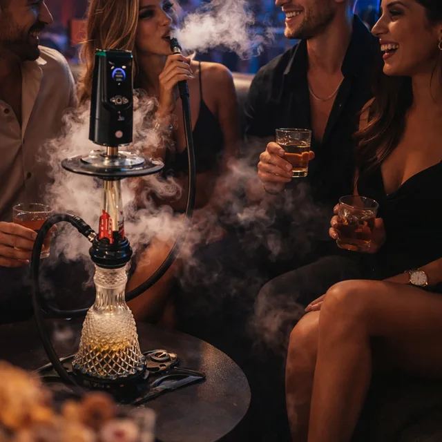 Hookah XKAH Electrónica disponible para renta en Cancún